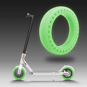Fluorescent anti-puncture tires green