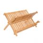 Foldable Eco-Friendly Bamboo Dish Rack