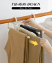 Foldable Hangers for Clothes（5 in 1)