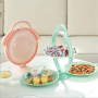 FOLDING FRUIT TRAY (LIGHT GREEN COLOR)