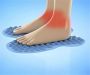 Foot massage mat - blue