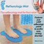 Foot massage mat - blue