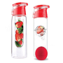 Fruit water bottle - red