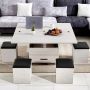 Furniture end table tea table 120*60cm - white oak