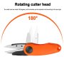 Futaba Multipurpose Fishing Tackle Fold Scissor-Orange