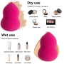 Gąbka Blender do makijażu Makeup - ciemnoróżowa