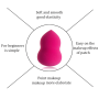 Gąbka Blender do makijażu Makeup - ciemnoróżowa