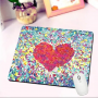 Gaming/office mouse pad keyboard 300*800*3 - Heart shapes