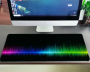 Gaming/office mouse pad keyboard 300*800*3 - sound waves