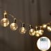 Girlanda / lampki dekoracyjne LED w kształcie żarówki – barwa zimna
