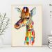 Haft Diamentowy/ Obraz 5D/ Mozaika Diamentowa/ Diamond Painting - kolorowa żyrafa, rozm. 40x50 cm