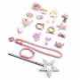 Hair clips - 28 sets-pink
