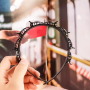 Hair hoop - black (OPP bag)