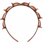 Hair hoop - coffe brown (OPP bag)