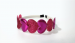 Hand-made hair bands- rose red