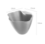 Hanging garbage bin for kitchen - green