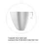 Hanging garbage bin for kitchen - green
