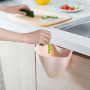 Hanging garbage bin for kitchen - pink