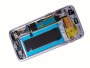 HF-169, GH97-18533B - Front cover with touch screen and LCD display Samsung SM-G935 Galaxy S7 Edge - silver (original)