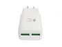 HF-221 - Adapter Fast Charger USB 2xUSB - white