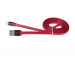 HF-46, H-CLL1RR01 - Cable lightning HEDO iPhone 5/ 5s/ 6/ 6s/ 7/ 8 - red