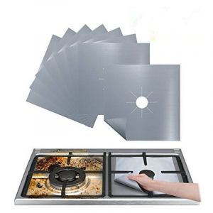 High temperature resistant non-stick gas stove protection pad Silver 27*27cm - 4cm