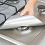 High temperature resistant non-stick gas stove protection pad Silver 27*27cm - 4cm