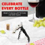 Hippocampal knife bottle wine opener（electroplating） - black