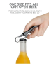 Hippocampal knife bottle wine opener（electroplating） - black