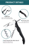 Hippocampal knife bottle wine opener（electroplating） - black