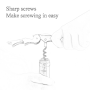 Hippocampal knife bottle wine opener - green
