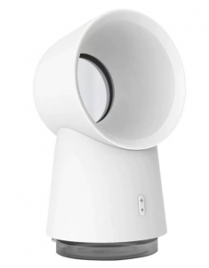 HL 3 in 1 Mini Bladeless Fan Office Fan Air Humidifier with LED Light White