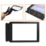 Holder black border soft surface magnifying glass 3X - 30*19.5*0.1cm