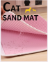 Hole Cat Litter Mat - Pink