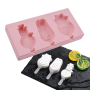 Household Ice Cream Mold Box - Design 5 (Snowman + Rabbit + Cow)