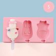Household Ice Cream Mold Box - Design 5 (Snowman + Rabbit + Cow)