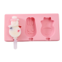 Household Ice Cream Mold Box - Design 5 (Snowman + Rabbit + Cow)