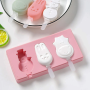 Household Ice Cream Mold Box - Design 5 (Snowman + Rabbit + Cow)