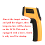 Infrared Thermometer Non-Contact Digital Temperature Gun