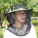 Insect net with hat - green black