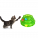 Interaktywna zabawka dla kota z piłkami - zielona