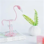 Iron Flamingo ornaments, hydroponic flower vessels, glass containers plant floral arrangements - two foot