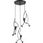 Iron modern Art Swing Villain 3 head chandelier