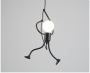 Iron modern art swing villain single head chandelier