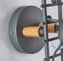 Iron modern Art Villain creative head climbing wall lamp