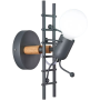 Iron modern Art Villain creative head climbing wall lamp