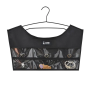 Jewelry closet organizer - black