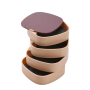 Jewelry multi-level box - pink-purple