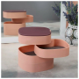 Jewelry multi-level box - pink-purple