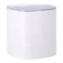 Jewelry multi-level box - white-grey
